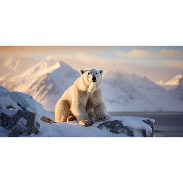 Tableaux Ours Blanc
